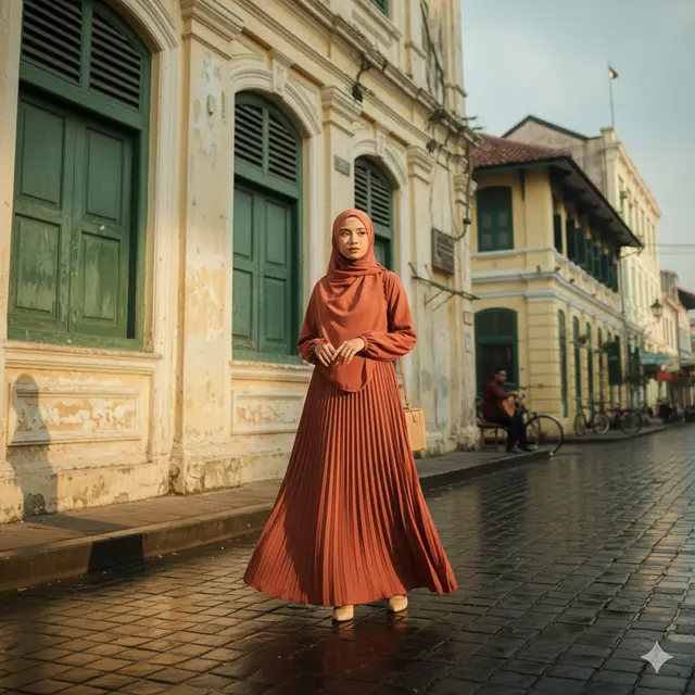 Gamis Set Hijab Syar'i Terbaru 2025
