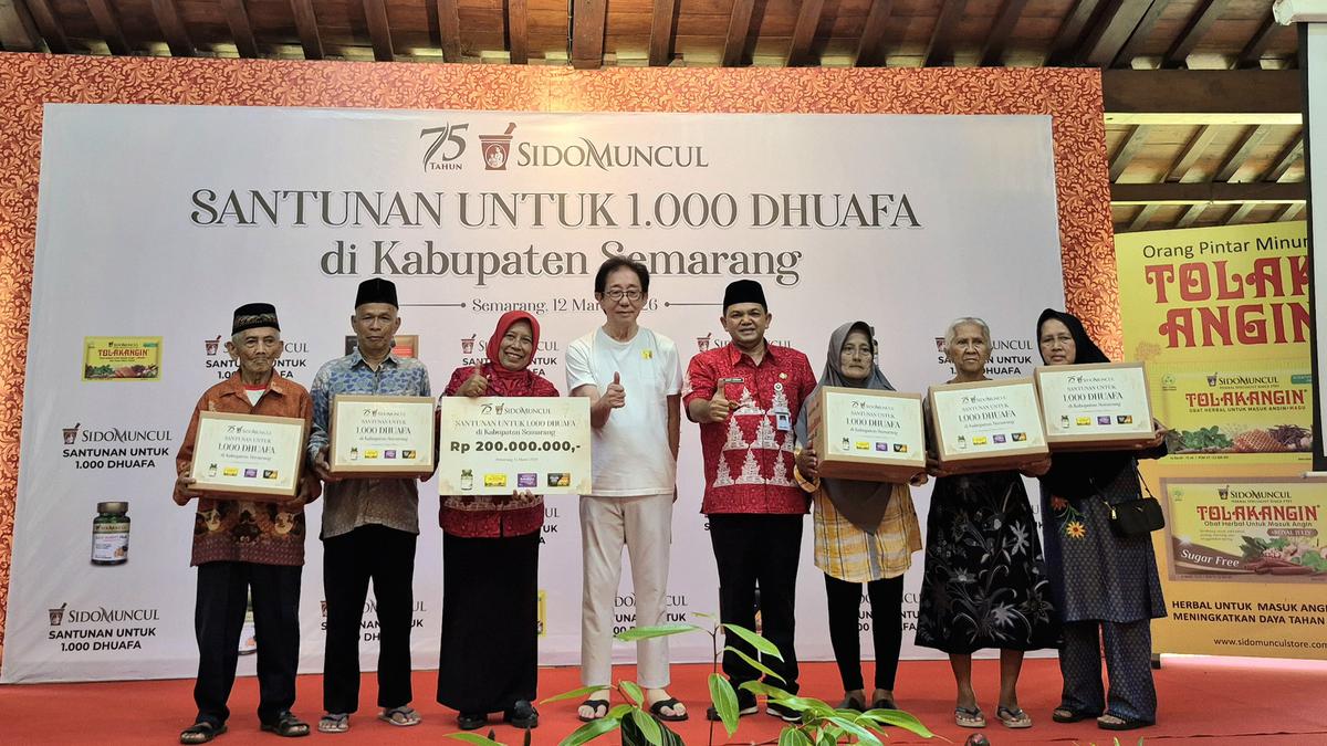 Sido Muncul Salurkan Santunan Rp200 Juta untuk 1.000 Dhuafa di Semarang