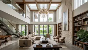 8 Desain Rumah dengan Plafon Tinggi, Tampilan Makin Estetik dan Terasa Lebih Lega