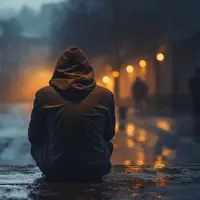 Ilustrasi introvert, diam, kesepian, diri sendiri, merenung. (Image By freepik)