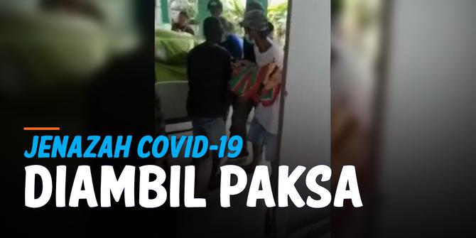 VIDEO: Detik-detik Jenazah Covid-19 Diambil Paksa Keluarga