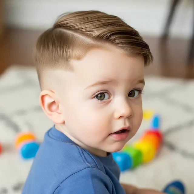 Model Rambut Anak Laki-laki 1 Tahun (Image by Gemini AI)