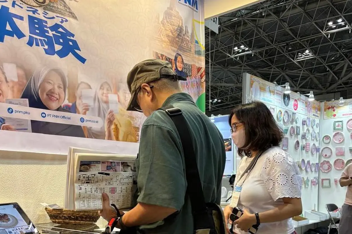 Produk dari nasabah PNM Mekaar habis terjual pada gelaran Pameran Tokyo Gift Show ke 98 di Tokyo pada 4 - 6 September 2024