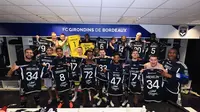 Skuad Girondins Bordeaux ketika mengarungi Ligue 2 2023/2024. (Bola.com/Dok. Bordeaux)