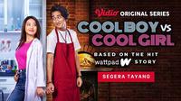 Vidio Original Series Cool Boy vs Cool Girl dibintangi oleh Natasha Wilona dan Abidzar Al Ghifari. (Dok. Vidio)
