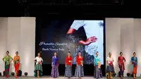 Sukses Digelar, Festival Kebaya Banyuwangi bukti eksistensi kemampuan perancang lokal. (Foto: Dian Kurniawan/ Liputan6.com)