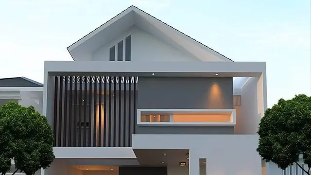 Rumah 2 Lantai Sederhana Type 45