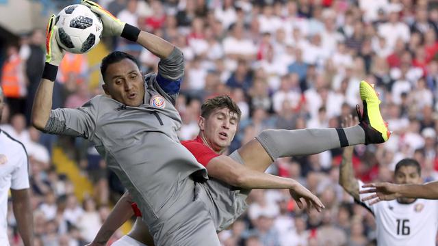 Inggris, Kosta Rika, Laga Uji Coba