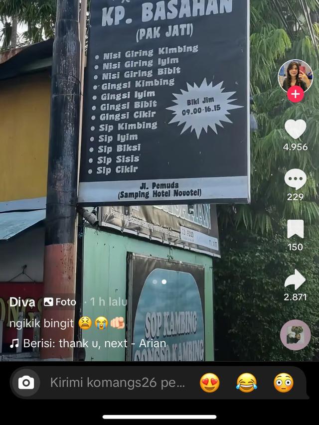 Nama Warung Sok Imut