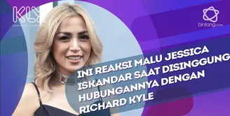 Jessica Iskandar tersipu malu saat disinggung soal Richard Kyle.
