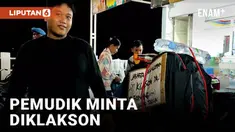 Berbagai cara dilakukan oleh para pemudik untuk memeriahkan momen mudik Lebaran 2024. Mulai dari konvoi bersama keluarga hingga memasang tulisan unik yang ditempel di barang bawaan yang disimpan di belakang kendaraan.