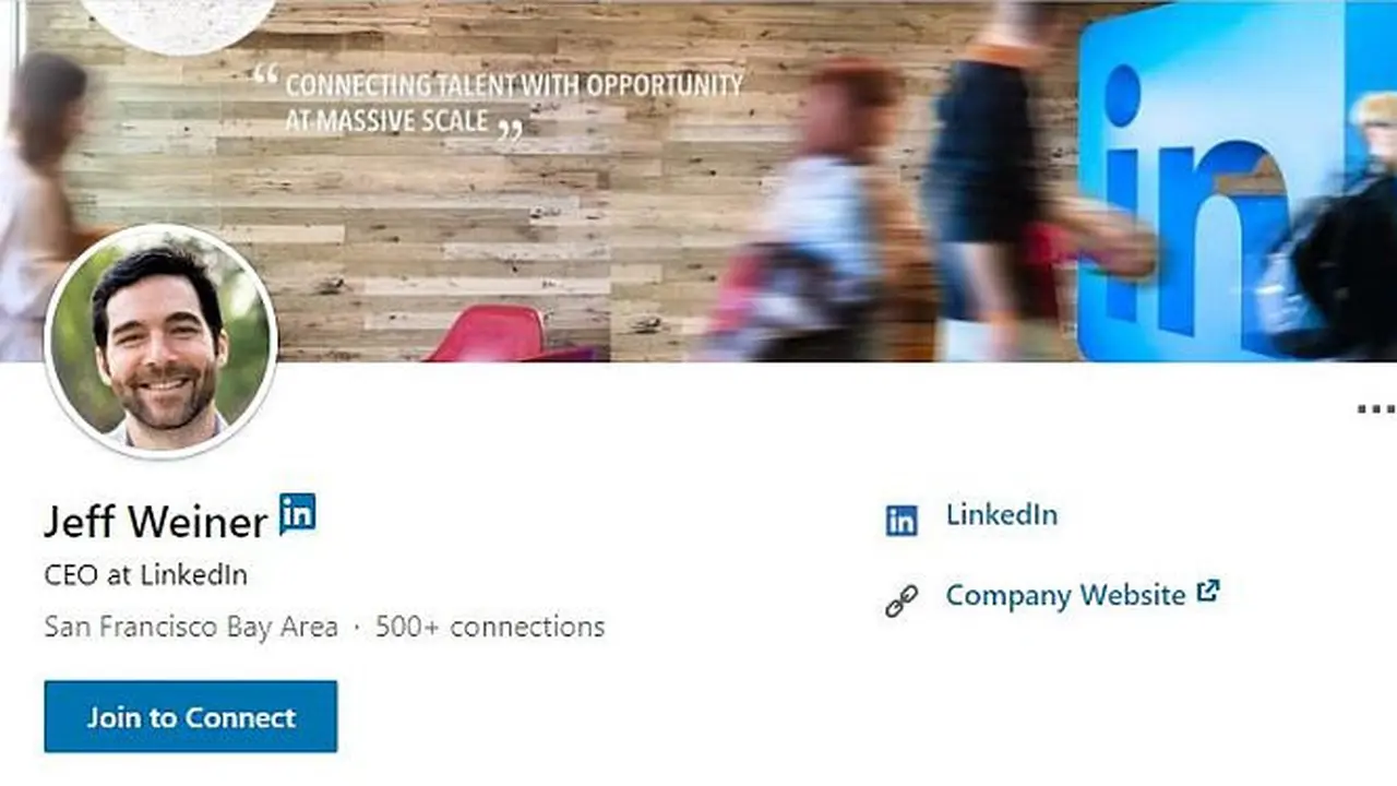 CEO LinkedIn, Jeff Weiner