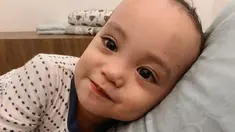 Xabiru Oshe Al Hakim atau yang akrab disapa Biru ini adalah anak pertama dari pasangan selebgram Rachel Vennya dan Niko. (Liputan6.com/IG/rachelvennya)