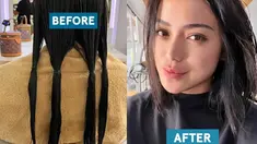 Saat ditanya oleh awak media ternyata Jessica Iskandar tidak sembarang memotong rambutnya sepanjang 23 sentimeter. Ibu dua anak itu mengungkapkan kalau dirinya turut serta dalam sebuah program amal sebagai bentuk dukungan untuk pejuang kanker. (Liputan6.com/IG/@inijedar)