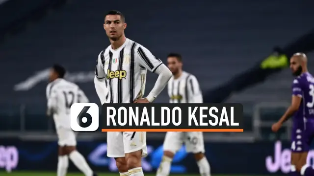 VIDEO: Muka Kesal Cristiano Ronaldo Saat Fiorentina Cukur Juventus 3-0