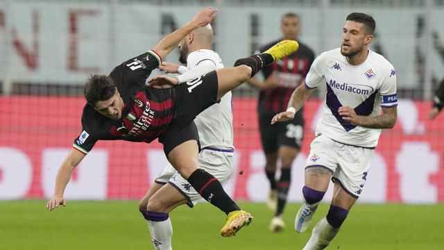 Liga Italia AC Milan Vs Fiorentina
