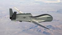 Drone intai Militer AS, RQ-4 Global Hawk. Iran mengklaim menembak jatuh drone tipe ini pada Kamis 20 Juni 2019 (Bobbi Zapka / USAF)