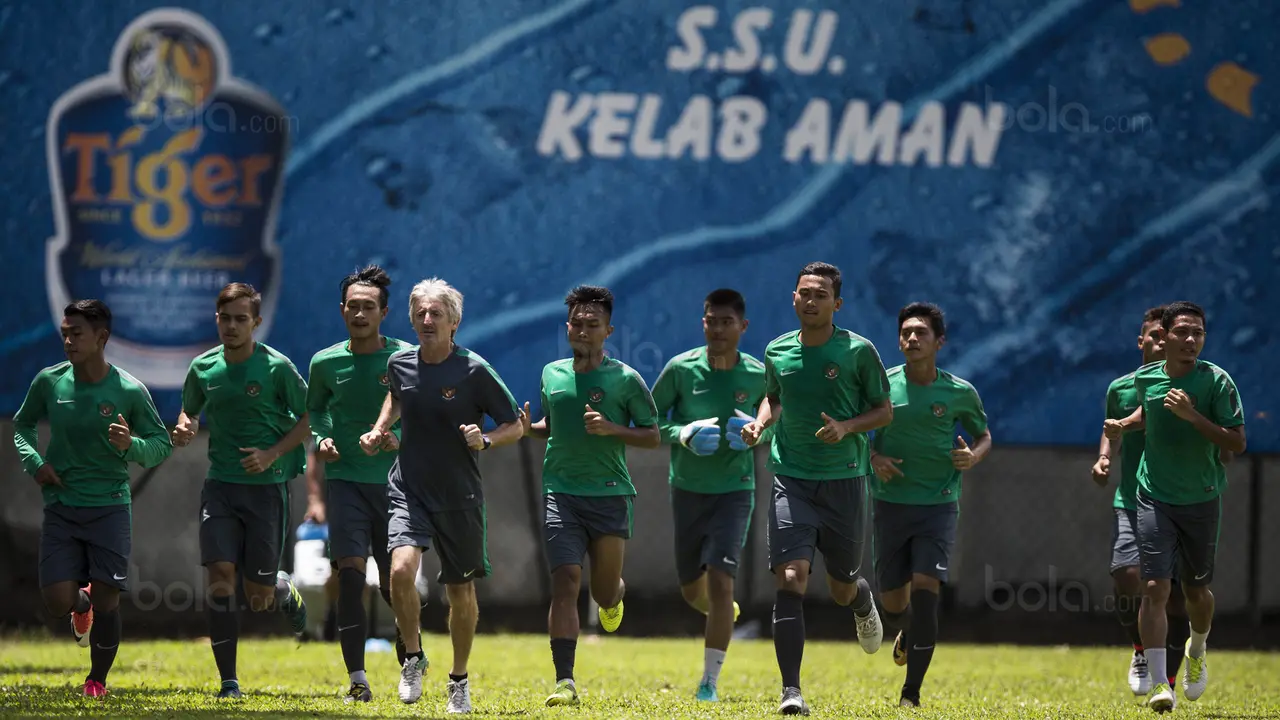 Latihan Timnas Indonesia