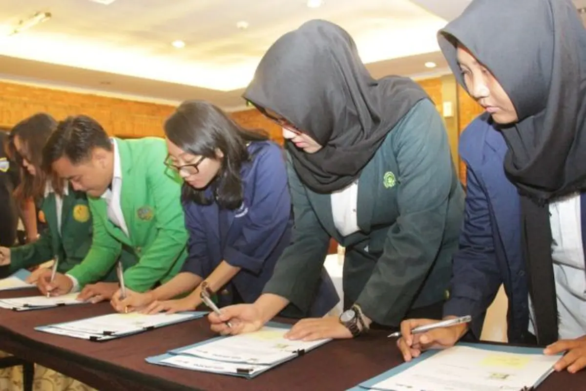 PT Jasa Marga (Persero) Tbk menggelar Program Magang Bersertifikat yang diselenggarakan di Jasa Marga Learning Institute (JMLI), Jakarta, Jumat (24/8/2018).