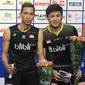 Wahyu Nayaka Arya Pangkaryanira/Ade Yusuf berhasil menjuarai Belanda Terbuka 2018, Minggu (14/10/2018). (PBSI)