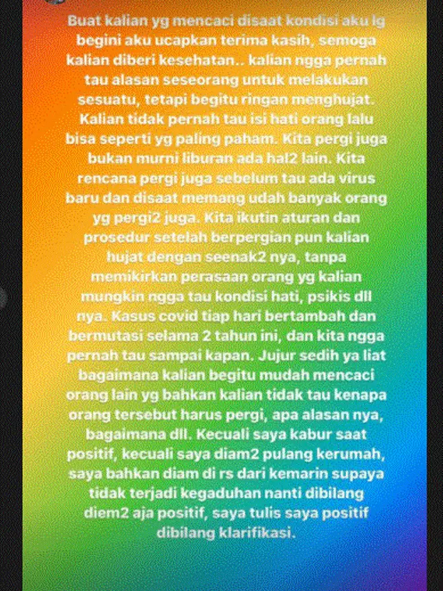 Curahan hati Ashanty yang malah dihujat saat terpapar Covid-19