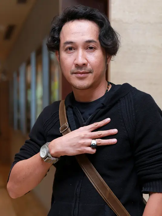 Ketertarikan Agus Kuncoro akan selalu ada jika film tersebut harus bagus seperti film terbarunya, ‘3’ (Alif Lam Mim). (Galih W. Satria/Bintang.com)