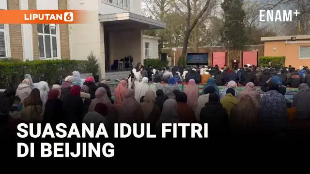 VIDEO: Ratusan WNI Gelar Salat Idul Fitri dan Rayakan Lebaran di KBRI Beijing
