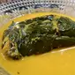 Gulai Paluik kuliner khas Kabupaten Limapuluh Kota Sumatera Barat. (Liputan6.com/ Novia Harlina)