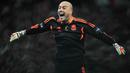 Pepe Reina (291 laga) - Penjaga gawang yang pernah membela liverpool pada tahun 2005-2014 ini tercatat telah tampil 291 kali bersama skuat The Reds. (AFP/Glyn Kirk)
