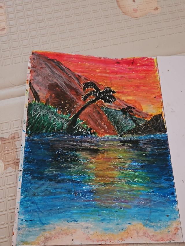 6 Potret Lukisan Pemandangan Netizen Ini Bikin Senyum, Bak Punya Anak SD