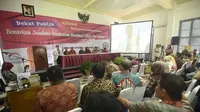 Debat publik dari PB IDI membahas soal kendala program JKN oleh BPJS Kesehatan, salah satunya terkait defisit sumber dana, Sabtu (28/4/2018). (Foto : Dokumentasi PB IDI)