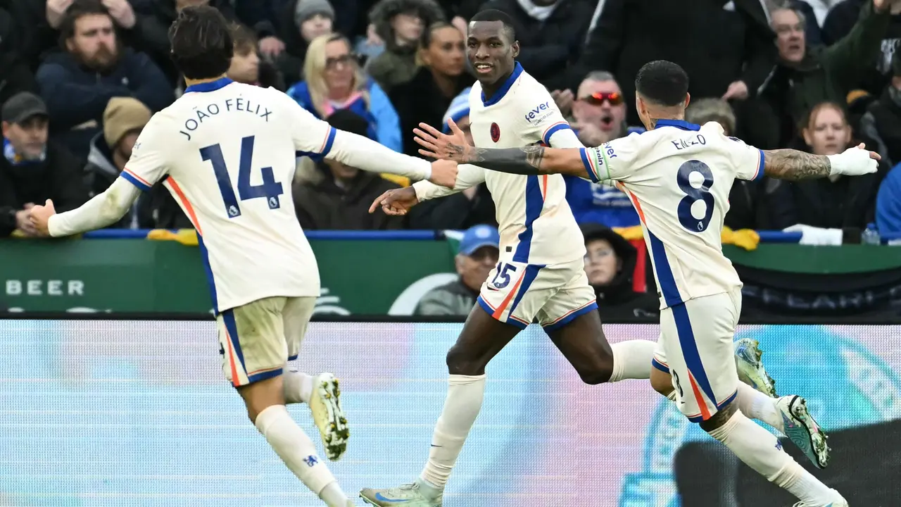 Nicolas Jackson - Leicester City Vs Chelsea di Premier League 2024/2025