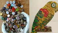 Pria Ini Buat Karya Seni dari Tutup Botol Minuman, 6 Hasilnya Menakjubkan