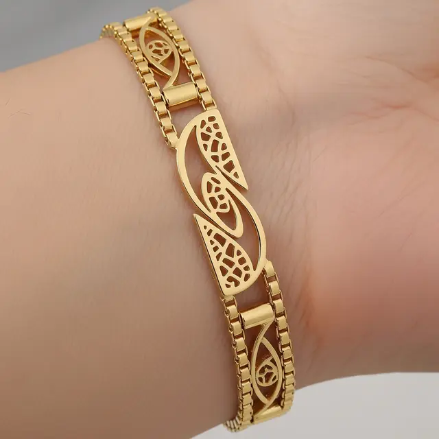 9 Model Gelang Emas Model Box Chain dengan Detail Laser Cut Tampil Eksklusif