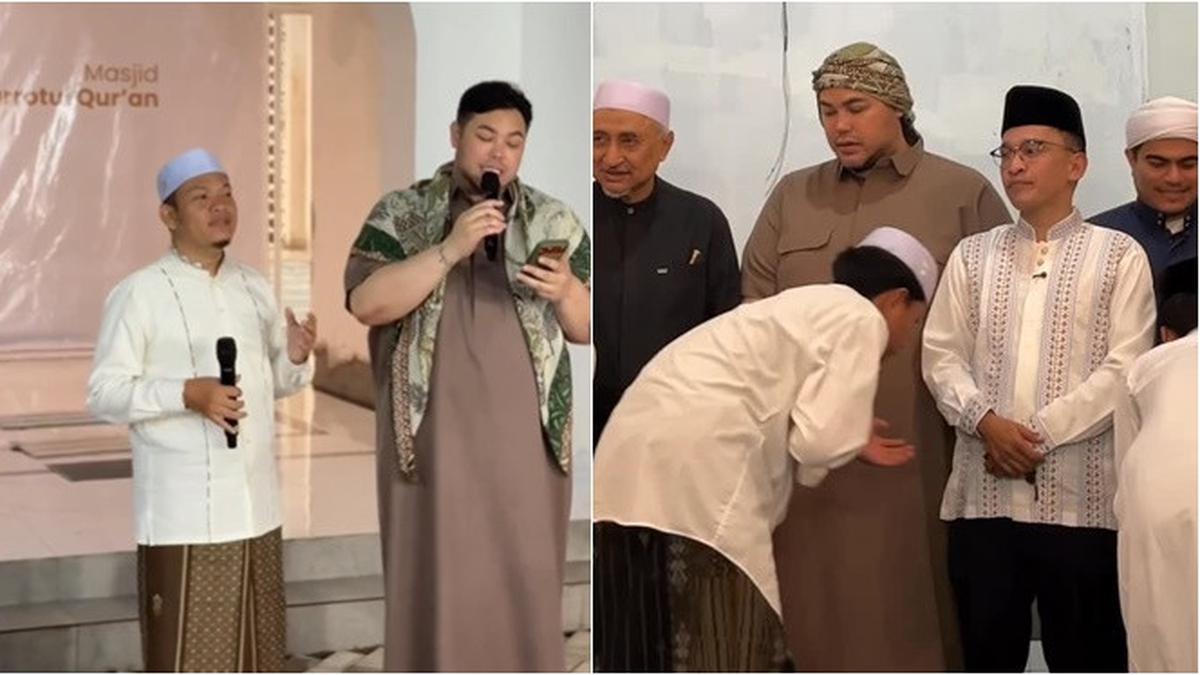 6 Potret Ivan Gunawan Resmikan Masjid di Pondok Cabe, Gelar Tarawih Perdana