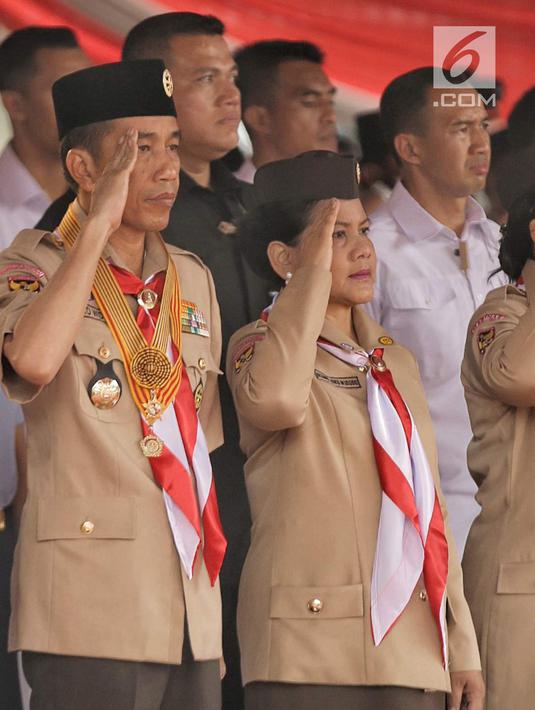 FOTO Presiden Jokowi Hadiri Perayaan HUT ke 57 Pramuka  