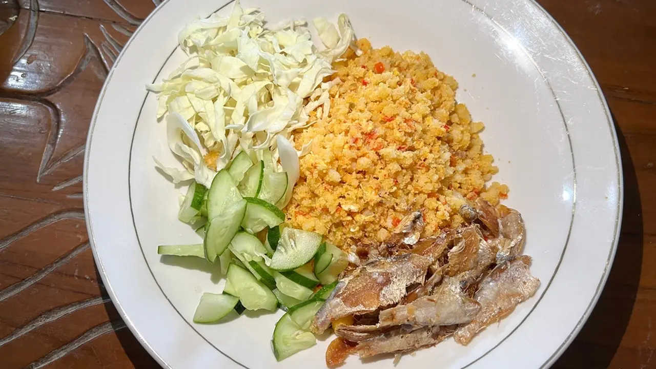 Nasi jagung goreng
