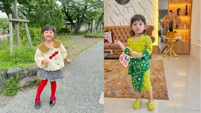 Inspirasi Gaya Baju Lebaran Anak Perempuan, Dari Princess Ala Khalisa Hingga Elegan ala Baby Xarena