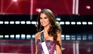 Kseniya Alexandrova, Miss Universe Rusia 2017, meninggal di usianya ke 30 tahun usai mobilnya tertabrak rusa besar. Alexandrova dinyatakan meninggal pada Selasa (12/08/2025). (dok. Frazer Harrison/GETTY IMAGES NORTH AMERICA/Getty Images&nbsp;via&nbsp;AFP)