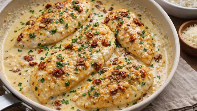 Resep Marry Me Chicken Creamy (Foto: ChatGPT)