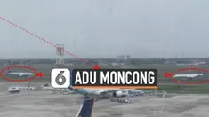 Viral rekaman dua pesawat Garuda saling berhadapan di aprron Bandara Soekarno-Hatta. Pilot Garuda salah mendengarkan instruksi yang diberikan petugas ATC.