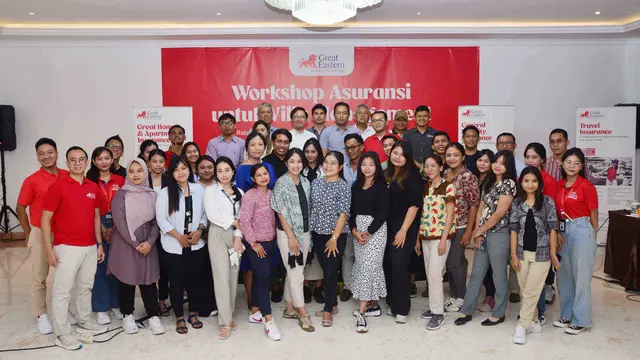 Great Eastern General Insurance Indonesia (GEGI) memberikan literasi keuangan dan asuransi dalam acara 'Workshop Asuransi untuk Villa Management dan Tour & Travel Agent’ yang digelar di Bali pada 14-15 Desember 2023. (Dok Great Eastern)