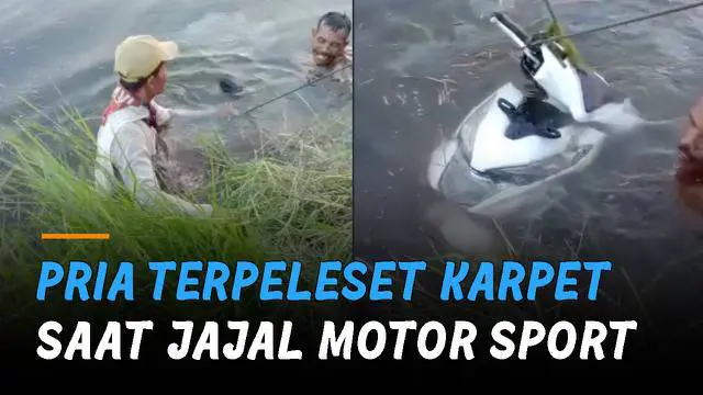 VIDEO: Mancing di Selokan, Warga Malah Dapat Motor Matic