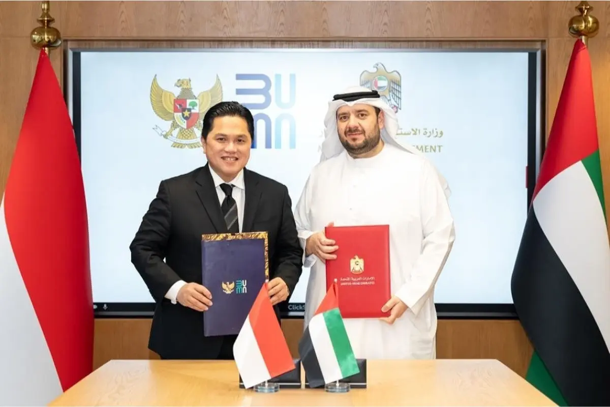 Menteri BUMN Erick Thohir terbang ke Uni Emirat Arab (UAE) guna menjajaki kerja sama dengan negara tersebut. Salah satunya dalam pengembangan ekonomi digital di Indonesia.
