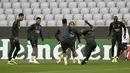 Tidak ada persiapan spesial dari Real Madrid pada babak semifinal Liga Champions. (AP Photo/Matthias Schrader)
