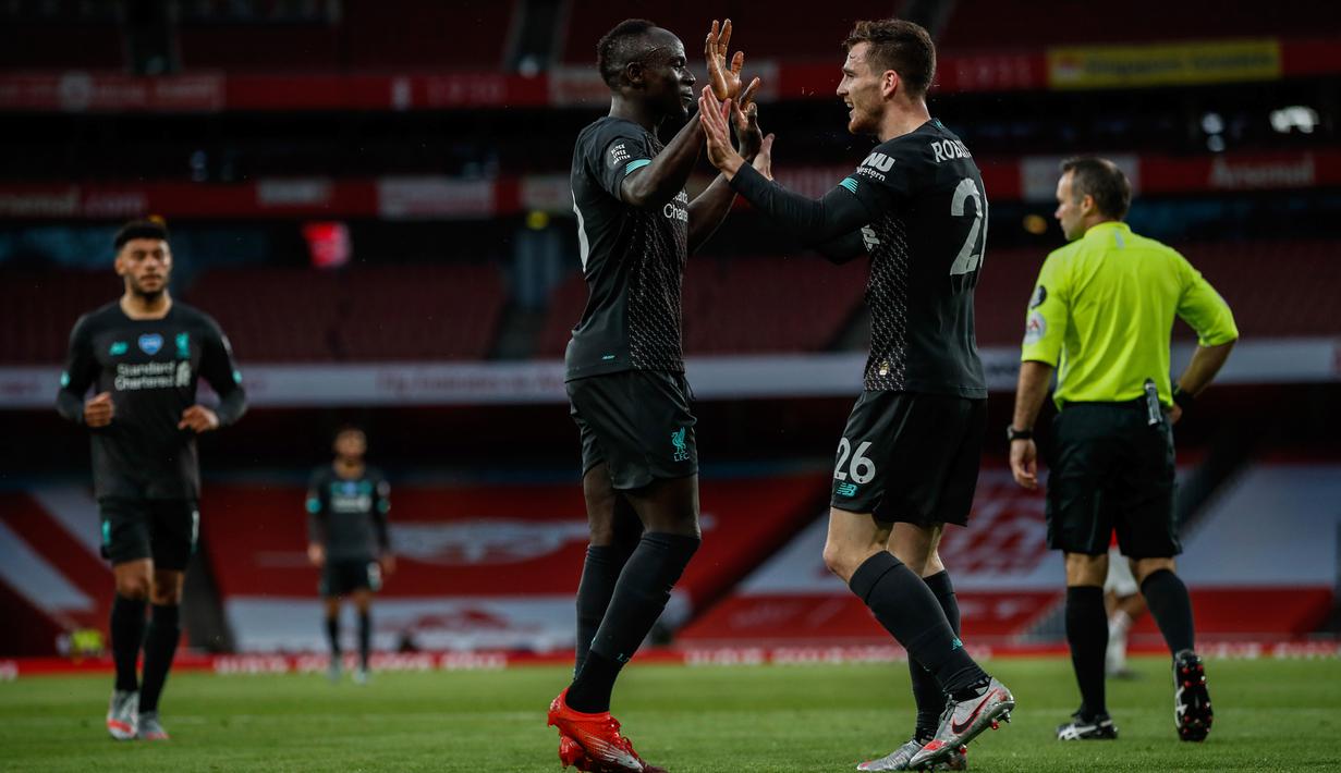 Foto Arsenal Gulung Liverpool 2 1 Di Emirates Bola Liputan6 Com