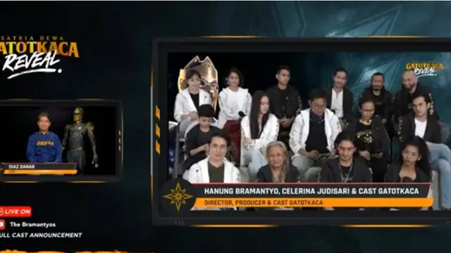 Perkenalan jajaran pemain Satria Dewa Gatotkaca (YouTube/  The Bramantyo)