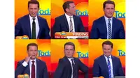 Seorang pembawa acara televisi Australia mengaku ia memakai jas biru yang sama di layar kaca selama 12 bulan.