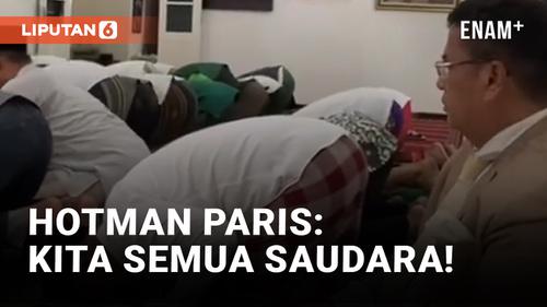 VIDEO: Hotman Paris Unggah Video Duduk Bersila di dalam Masjid