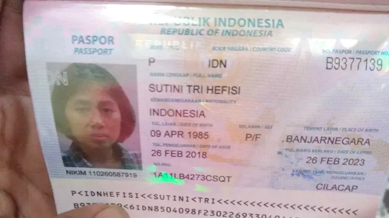 Sutini, pekerja migran asal Banjarnegara yang dipulangkan dalam keadaan sakit ketika dirawat di rumah sakit meninggal dunia 4 Desember 2018. (Foto: Liputan6.com/LBH Sikap/Muhamad Ridlo)